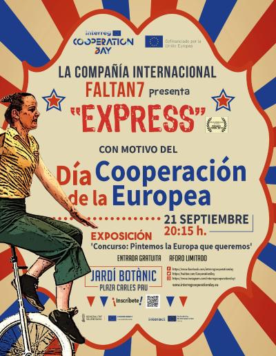 L’oficina europea Interact València celebra el Dia de la Cooperació Europea amb l’espectacle circense ‘EXPRESS’